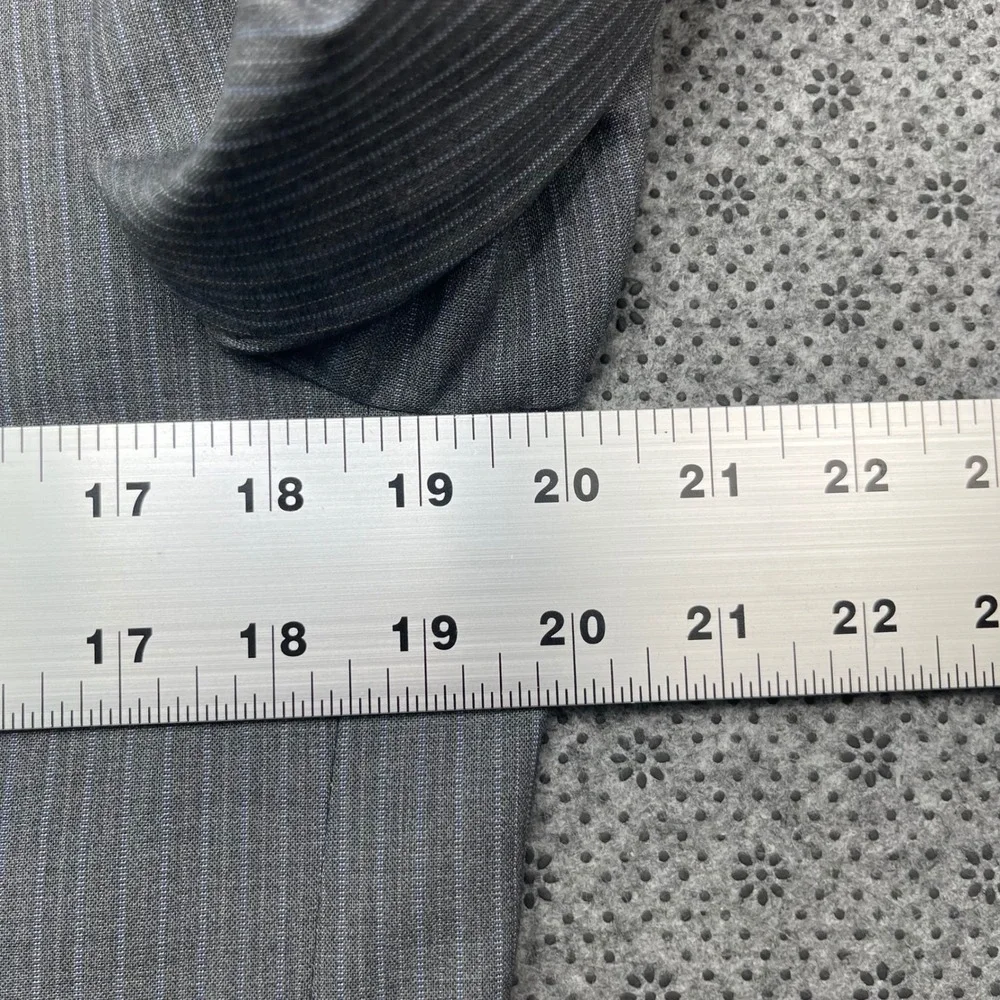 Brooks Brothers Regent Blazer 40R/W34 Grey Pinstripe Reda BrooksCool Wool Silk